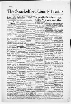 Primary view of object titled 'The Shackelford County Leader (Albany, Tex.), Vol. 5, No. 28, Ed. 1 Thursday, July 22, 1943'.