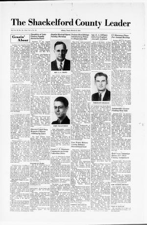 The Shackelford County Leader (Albany, Tex.), Vol. 6, No. 12, Ed. 1 Thursday, March 23, 1944