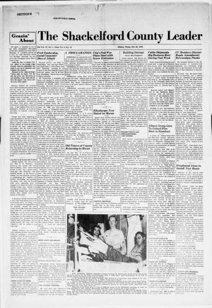 Primary view of object titled 'The Shackelford County Leader (Albany, Tex.), Vol. 8, No. 43, Ed. 1 Thursday, October 24, 1946'.