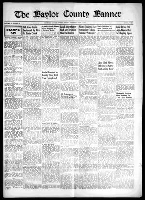 Primary view of object titled 'The Baylor County Banner (Seymour, Tex.), Vol. 50, No. 40, Ed. 1 Thursday, June 7, 1945'.