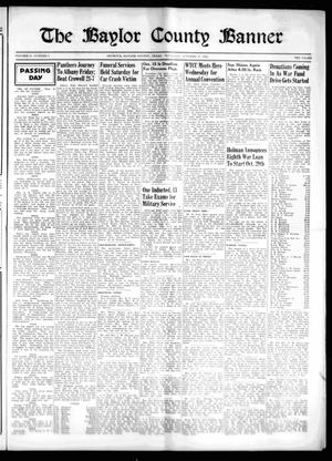 Primary view of object titled 'The Baylor County Banner (Seymour, Tex.), Vol. 51, No. 06, Ed. 1 Thursday, October 11, 1945'.