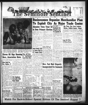 The Seminole Sentinel (Seminole, Tex.), Vol. 51, No. 34, Ed. 1 Thursday, July 17, 1958