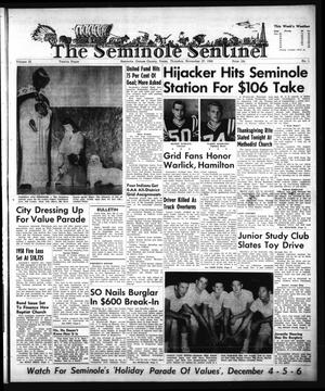 The Seminole Sentinel (Seminole, Tex.), Vol. 52, No. 1, Ed. 1 Thursday, November 27, 1958