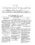 Newspaper: The Community Bulletin (Abilene, Texas), No. 8, Saturday, October 7, …