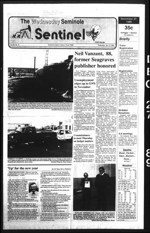 The Seminole Sentinel (Seminole, Tex.), Vol. 83, No. 17, Ed. 1 Wednesday, December 27, 1989