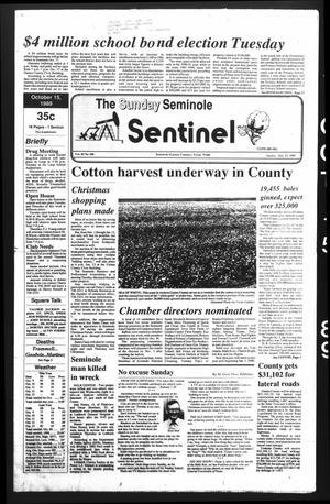 Primary view of object titled 'The Seminole Sentinel (Seminole, Tex.), Vol. 82, No. 100, Ed. 1 Sunday, October 15, 1989'.