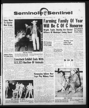 Seminole Sentinel (Seminole, Tex.), Vol. 56, No. 9, Ed. 1 Thursday, January 17, 1963