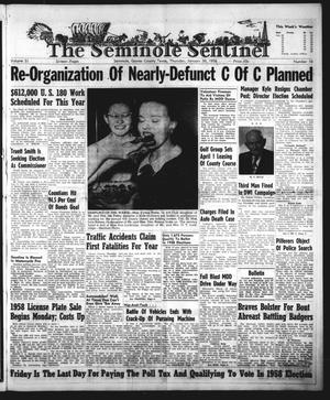 The Seminole Sentinel (Seminole, Tex.), Vol. 51, No. 10, Ed. 1 Thursday, January 30, 1958