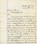 Thumbnail image of item number 1 in: '[Letter from I. G. Vore to J. W. Denver, November 16, 1882]'.