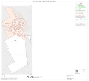2000 Census County Subdivison Block Map: Stockdale CCD, Texas, Inset A01