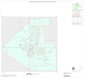 2000 Census County Subdivison Block Map: Eden-Millersview CCD, Texas, Inset B01