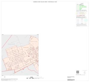 2000 Census County Subdivison Block Map: Rockdale CCD, Texas, Inset A01