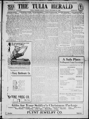 The Tulia Herald (Tulia, Tex), Vol. 9, No. 46, Ed. 1, Friday, November 15, 1918