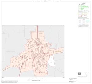 2000 Census County Subdivison Block Map: Hallettsville CCD, Texas, Inset A01