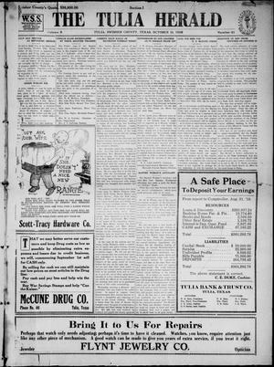 The Tulia Herald (Tulia, Tex), Vol. 9, No. 41, Ed. 1, Friday, October 11, 1918
