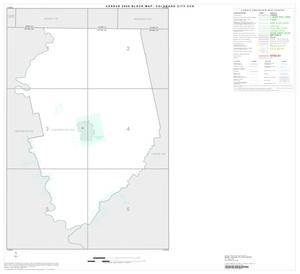 2000 Census County Subdivison Block Map: Colorado City CCD, Texas, Index