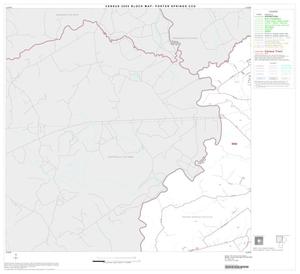 2000 Census County Subdivison Block Map: Porter Springs CCD, Texas, Block 1