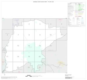 2000 Census County Subdivison Block Map: Tyler CCD, Texas, Index