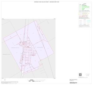 2000 Census County Subdivison Block Map: Grandview CCD, Texas, Inset A01