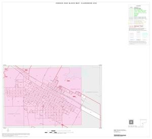 2000 Census County Subdivison Block Map: Clarendon CCD, Texas, Inset B01