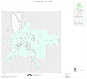 2000 Census County Subdivison Block Map: Alto CCD, Texas, Inset A01
