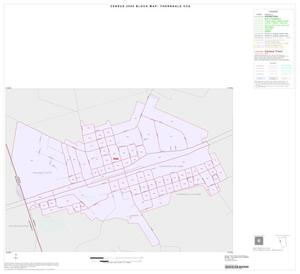 2000 Census County Subdivison Block Map: Thorndale CCD, Texas, Inset A01