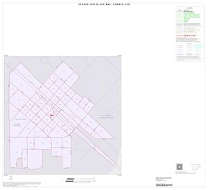 2000 Census County Subdivison Block Map: Gorman CCD, Texas, Inset B01