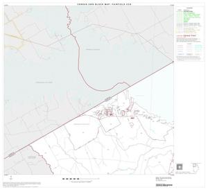 2000 Census County Subdivison Block Map: Fairfield CCD, Texas, Block 1
