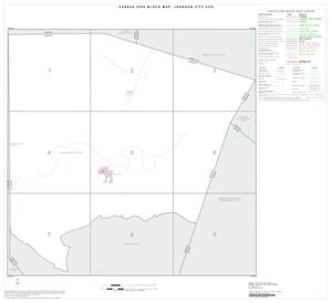 2000 Census County Subdivison Block Map: Johnson City CCD, Texas, Index