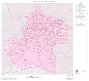 2000 Census County Subdivison Block Map: Palestine CCD, Texas, Inset B01
