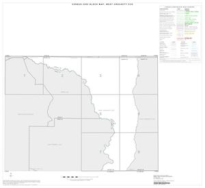 2000 Census County Subdivison Block Map: West Crockett CCD, Texas, Index