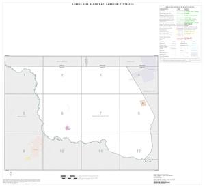 2000 Census County Subdivison Block Map: Barstow-Pyote CCD, Texas, Index