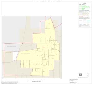 2000 Census County Subdivison Block Map: Mount Vernon CCD, Texas, Inset A01