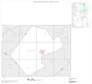 2000 Census County Subdivison Block Map: Floresville CCD, Texas, Index