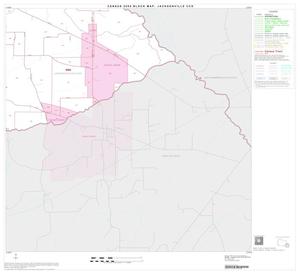 2000 Census County Subdivison Block Map: Jacksonville CCD, Texas, Block 12