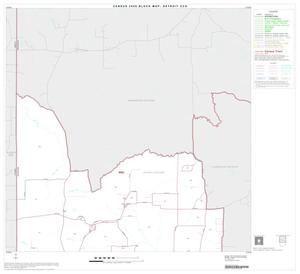 2000 Census County Subdivison Block Map: Detroit CCD, Texas, Block 1