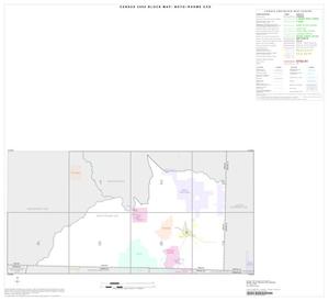 2000 Census County Subdivison Block Map: Boyd-Rhome CCD, Texas, Index