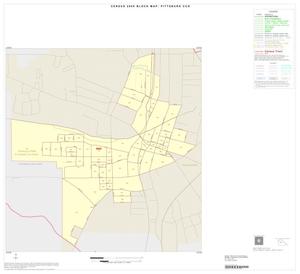 2000 Census County Subdivison Block Map: Pittsburg CCD, Texas, Inset A01