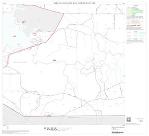2000 Census County Subdivison Block Map: Marion West CCD, Texas, Block 7