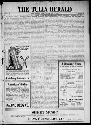 The Tulia Herald (Tulia, Tex), Vol. 10, No. 26, Ed. 1, Friday, June 27, 1919