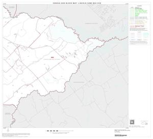 2000 Census County Subdivison Block Map: Lincoln-Dime Box CCD, Texas, Block 7