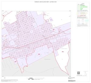 2000 Census County Subdivison Block Map: Alpine CCD, Texas, Inset A08