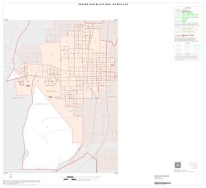 2000 Census County Subdivison Block Map: Gilmer CCD, Texas, Inset A01
