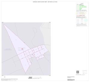 2000 Census County Subdivison Block Map: Batesville CCD, Texas, Inset A01