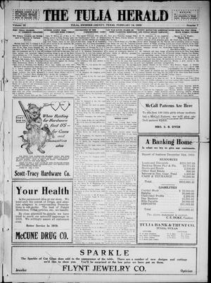 The Tulia Herald (Tulia, Tex), Vol. 10, No. 7, Ed. 1, Friday, February 14, 1919