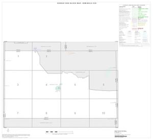 2000 Census County Subdivison Block Map: Seminole CCD, Texas, Index