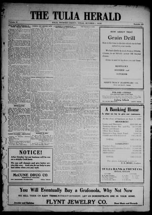 The Tulia Herald (Tulia, Tex), Vol. 11, No. 40, Ed. 1, Friday, October 1, 1920