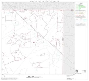 2000 Census County Subdivison Block Map: Garden City North CCD, Texas, Block 3