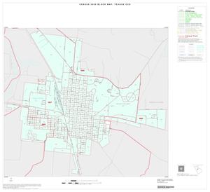 2000 Census County Subdivison Block Map: Teague CCD, Texas, Inset A01