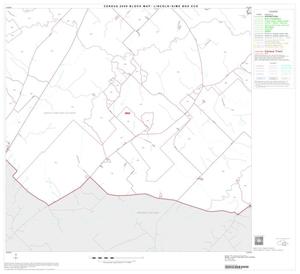 2000 Census County Subdivison Block Map: Lincoln-Dime Box CCD, Texas, Block 6